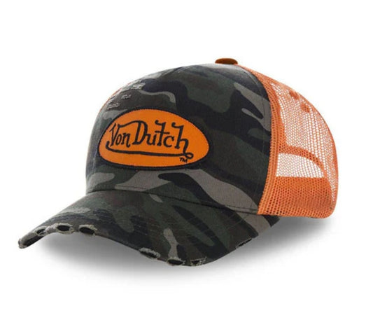 (Copy) Von Dutch Heritage- Cap Camou Orange Patch / Net 65